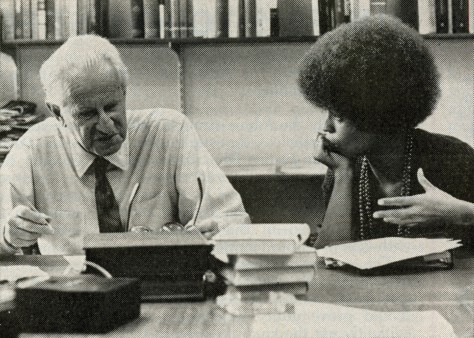 Herbert Marcuse e Angela Davis